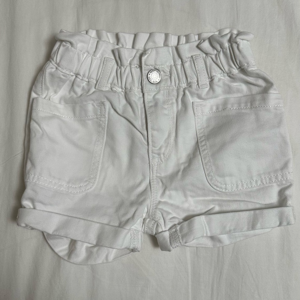 GAP Toddler Just Like Mom White Denim Shorts
